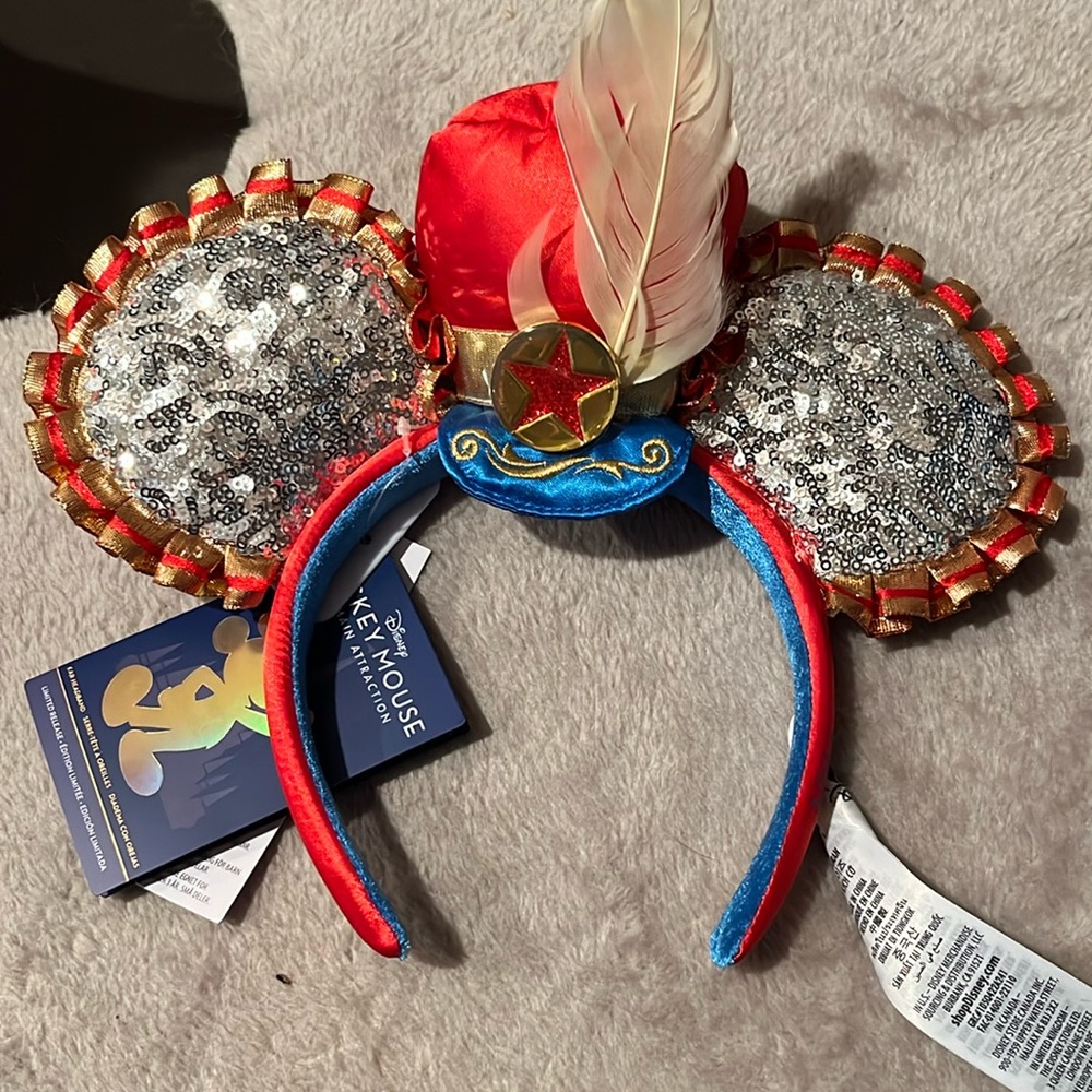 Disney Mickey Mouse dumbo main attraction ears NWT